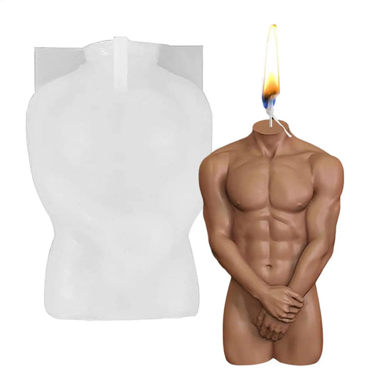 3D Human Figure Silicone Candle Mold | DIY Body Art Craft Mould Silicone Craft Mold Peaceful Pleasures Health and Wellness
