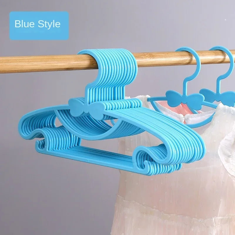 Kids Baby Clothes Hangers with Bow Design | 10–50 Pack