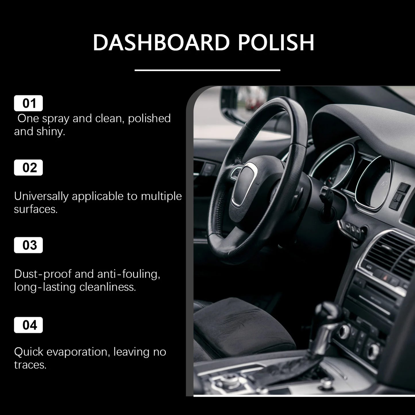 RAYHONG 100G Dashboard Polish – Remove Stains & Restore Shine