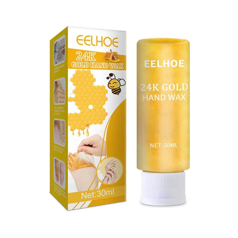 24K Gold Milk Honey Hand Care Masks Soothing Moisturizing Exfoliating Whitening Nourishing Hydrating Gel Hand Mask Peaceful Pleasures Health and Wellness 30ml