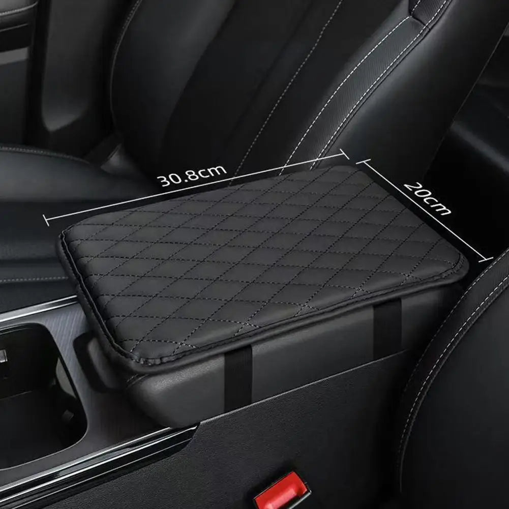Universal Leather Armrest Box For Cars Memory Foam Armrest Pad For Vehicles Waterproof Protective Pad Automotive Interior Trim Peaceful Pleasures Health and Wellness