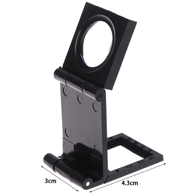 10X Folding Loupe Magnifier 28mm with Scale | Textile & Jewelry Folding Loupe Magnifier Peaceful Pleasures Health and Wellness