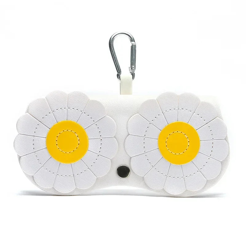 Women's Leather Eyeglass Case | Snap Closure, Scratch-Proof