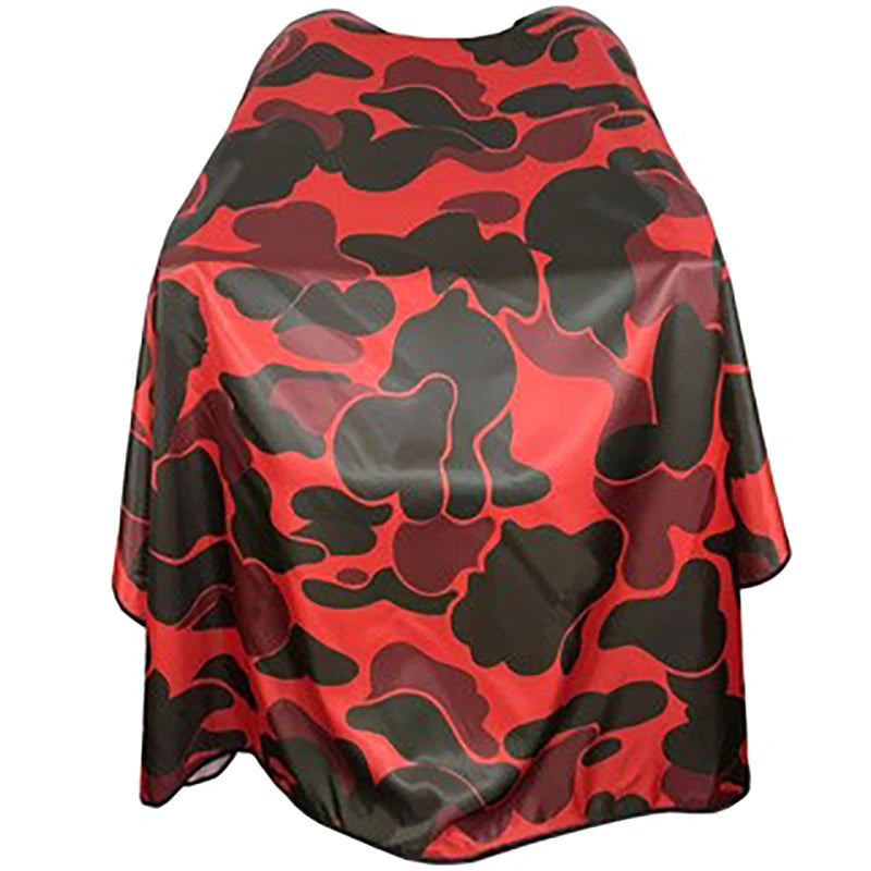 New Barber Hairdresser Camouflage Aprons Anti Static Haircut Capes Professional Barbershop Waterproof Aprons Shawls Salon Tool Peaceful Pleasures Health and Wellness Red