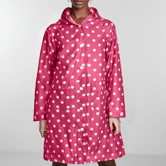 Waterproof Hooded Raincoat | Long Unisex Rain Jacket 95cm Waterproof Rain Jacket Peaceful Pleasures Health and Wellness