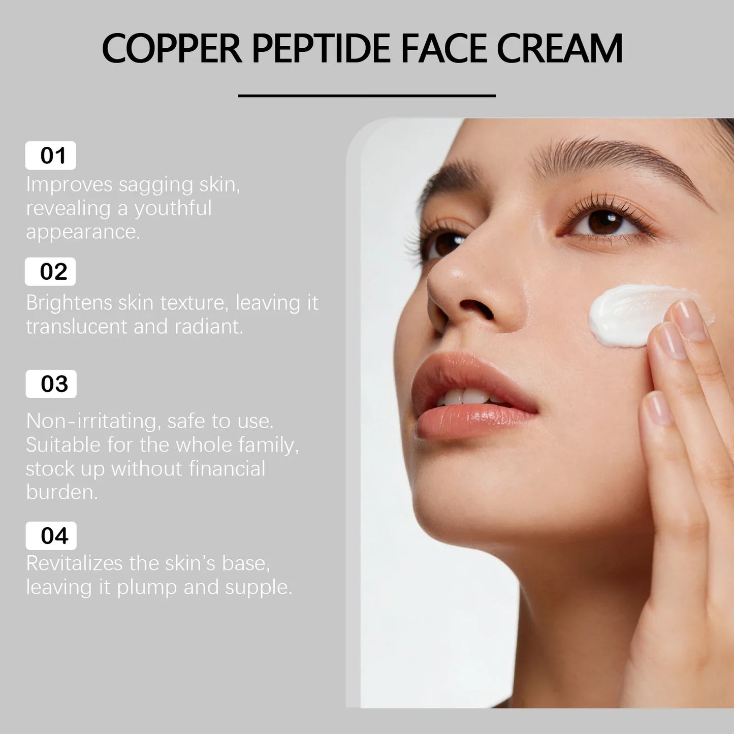 Hoygi Copper Peptide Cream – Hydrating Anti-Aging Moisturizer