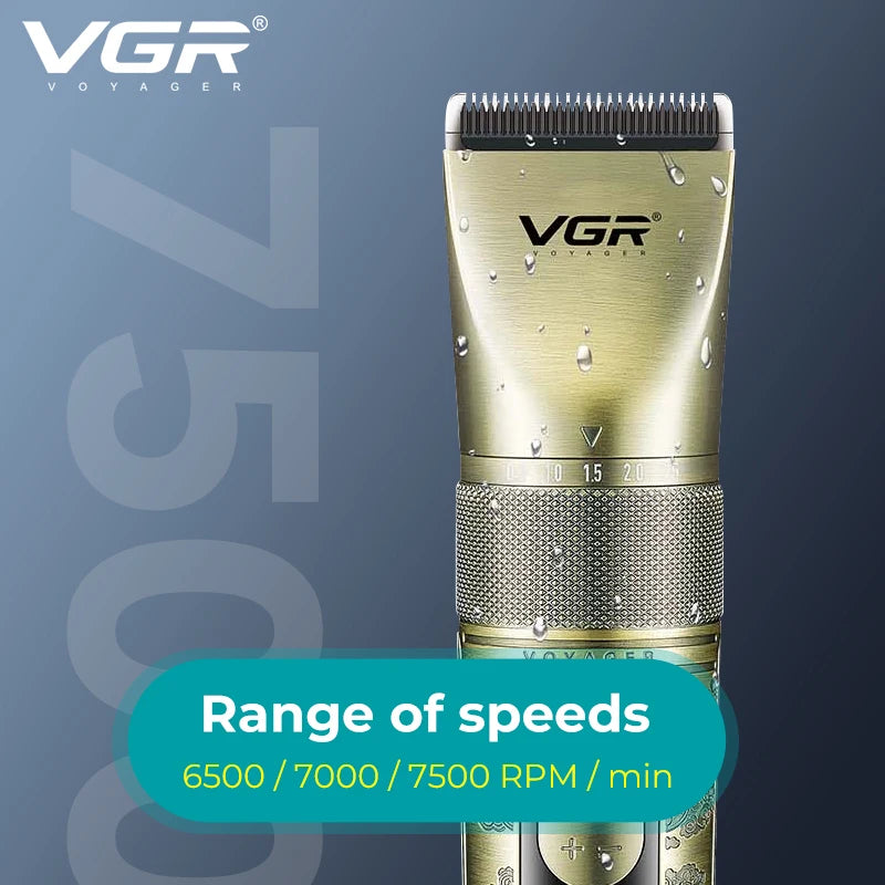 VGR V-659 Professional Metal Hair Clipper & Trimmer Set