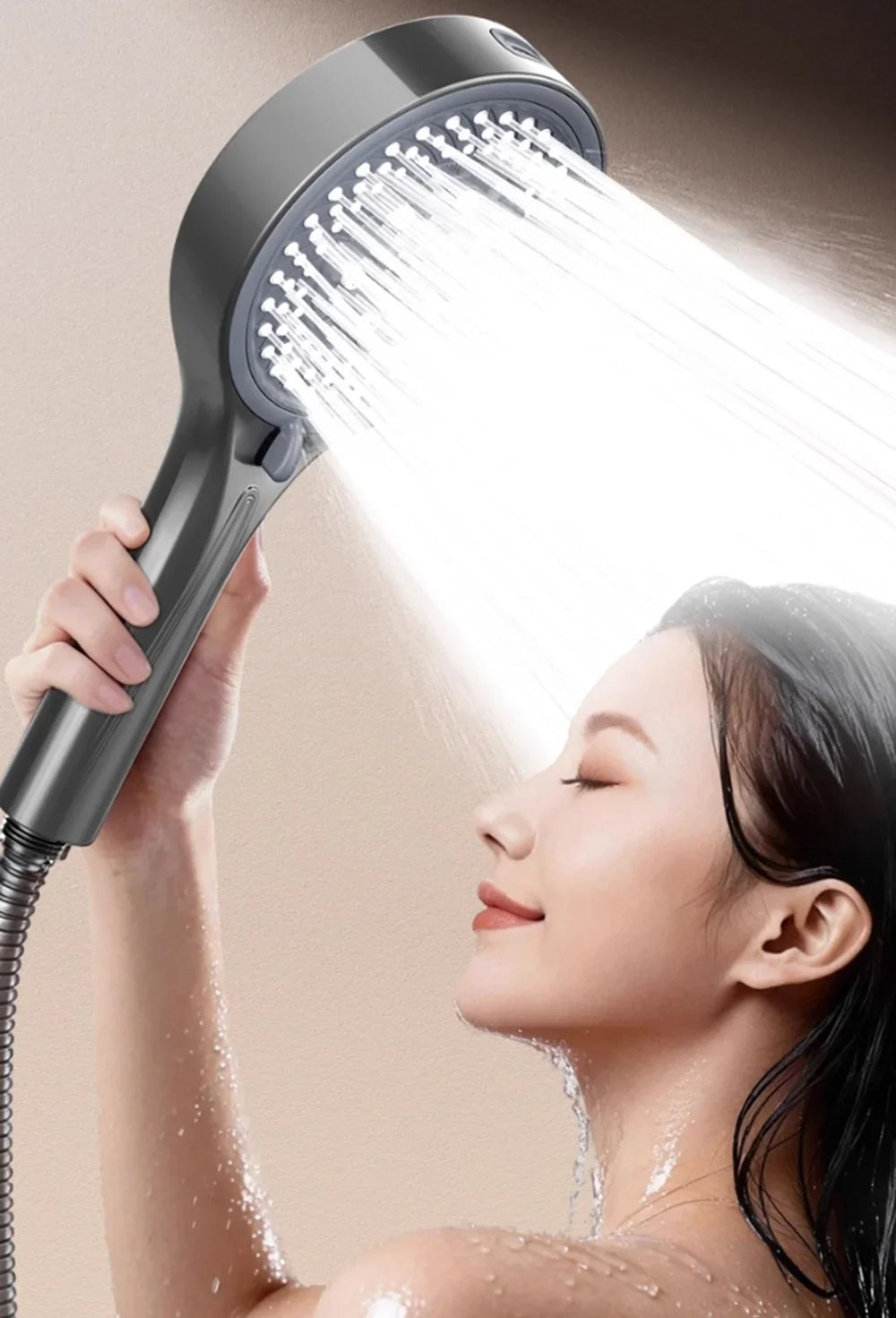 13cm 7-Mode High Pressure Handheld Shower Head | Water Saving