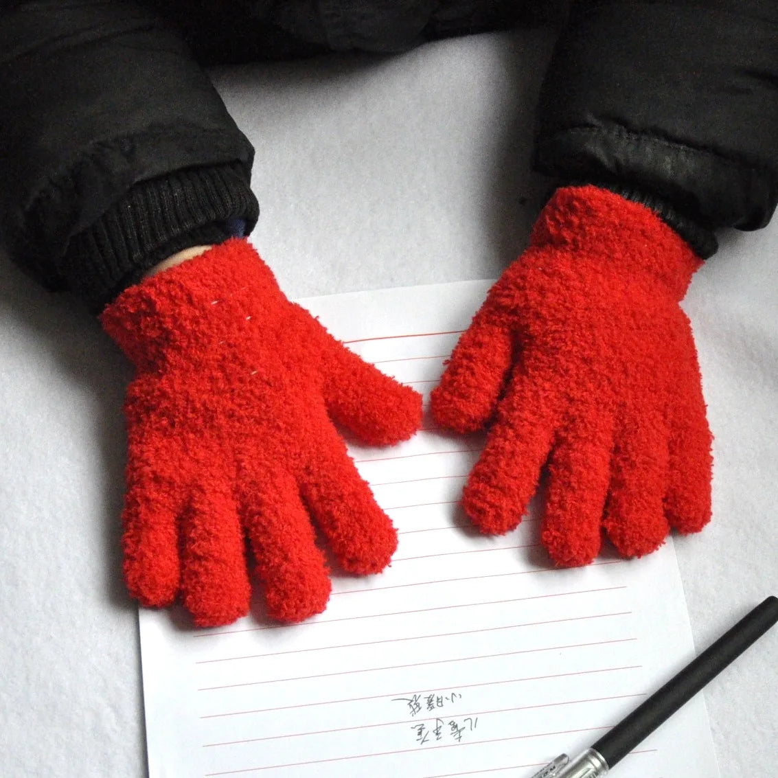 Baby Winter Mittens Plush Fleece Gloves for Toddlers 1-4Y