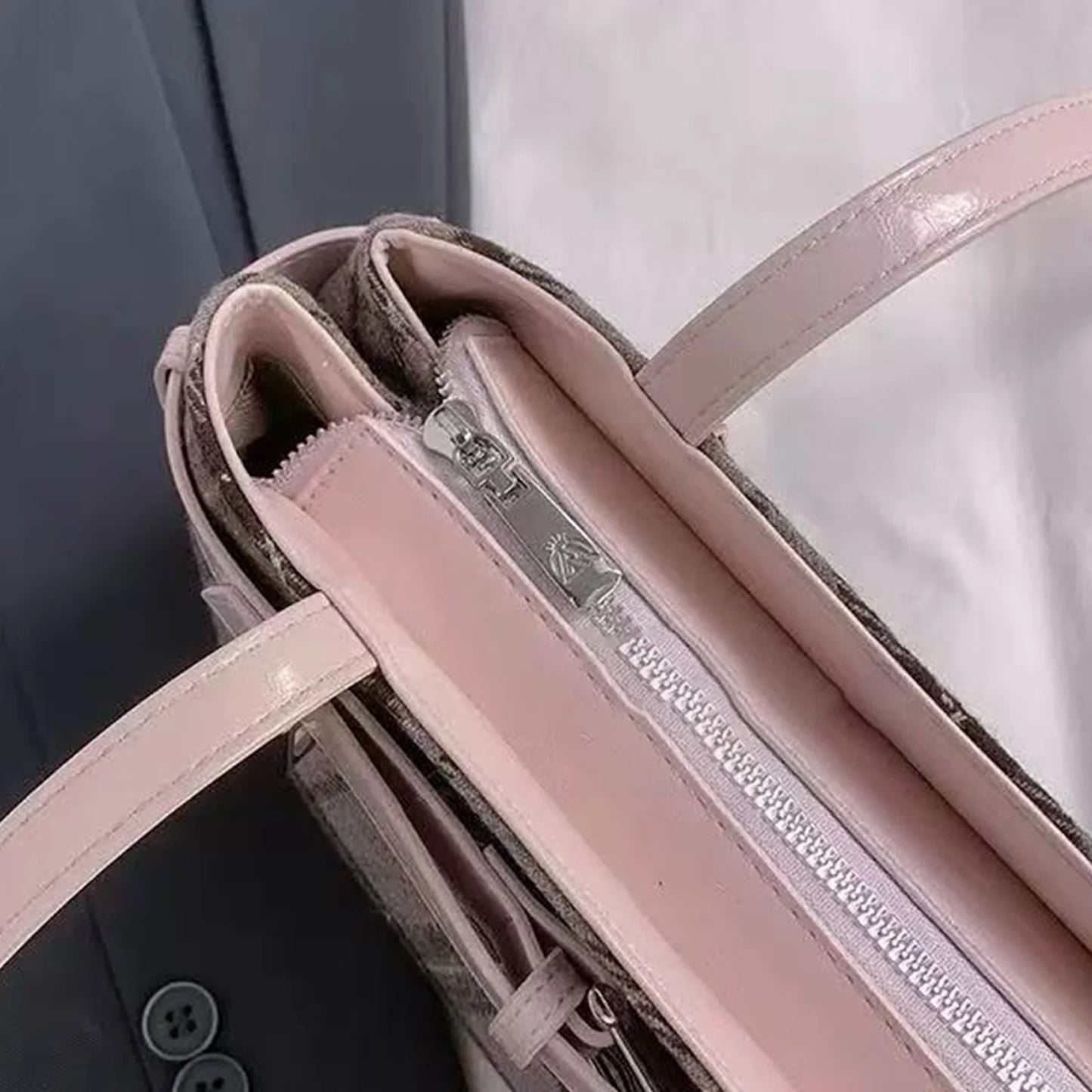 Women's Plaid Shoulder Bag with Vintage Chain Strap Adjustable Tote Crossbody Bag for Commuting Office Work Peaceful Pleasures Health and Wellness