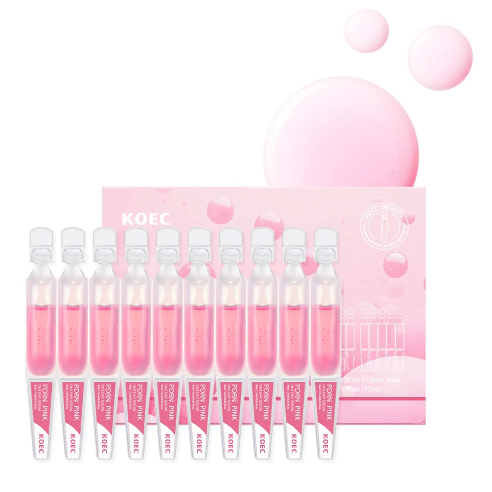 10 bottles of powdered peptide essence in one box, hydrating and moisturizing SALMON PDRN facial essence Peaceful Pleasures Health and Wellness 2 box