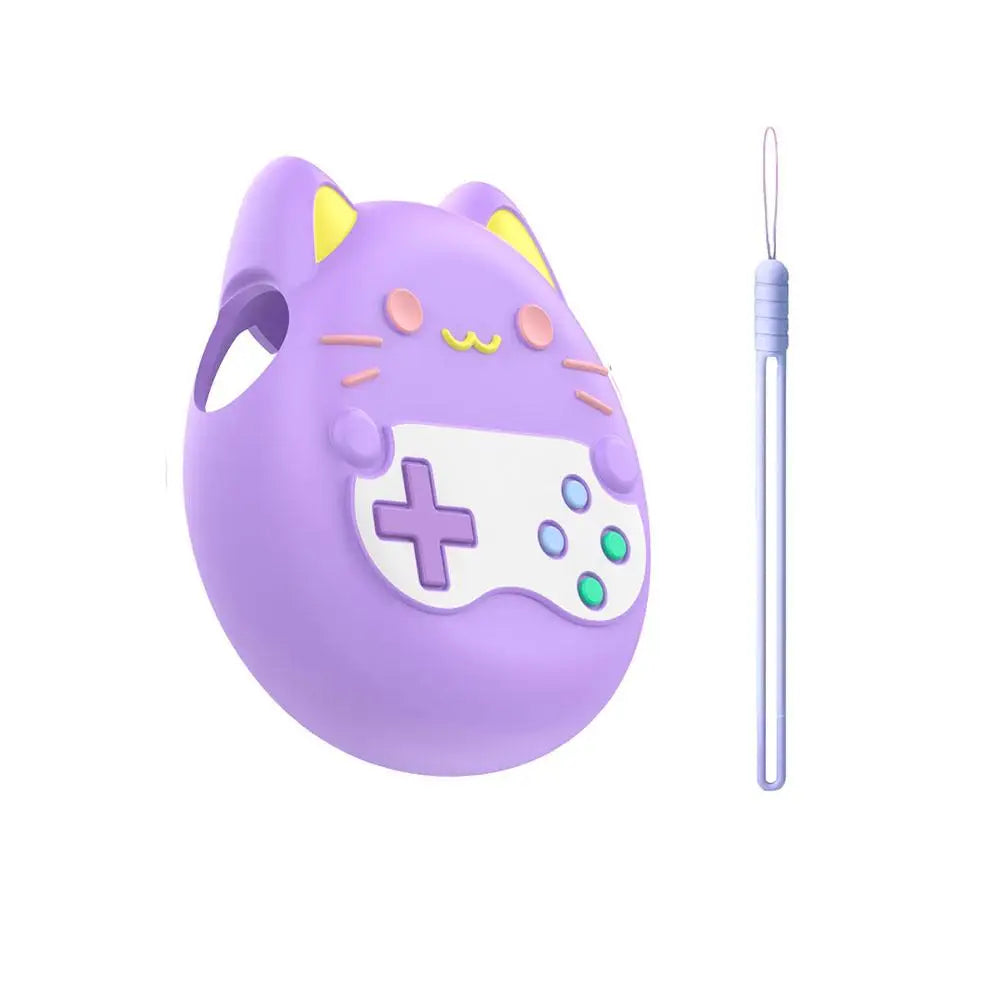 For Tamagotchi Paradise Silicone Case Anti Collision Anti Scratch With Lanyard/ Protective Film For Tamagotchi Paradise Accessor Peaceful Pleasures Health and Wellness E