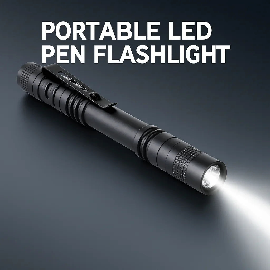 ZHIYU Mini LED Pen Flashlight – Waterproof Pocket Torch