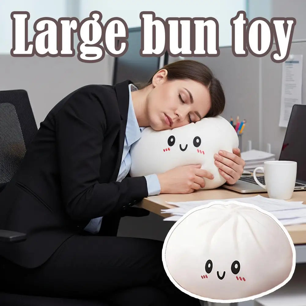 Dumpling Bun Squishy Plush Pillow | Fidget Sensory Toy & Gift Squishy Plush Toy Peaceful Pleasures Health and Wellness