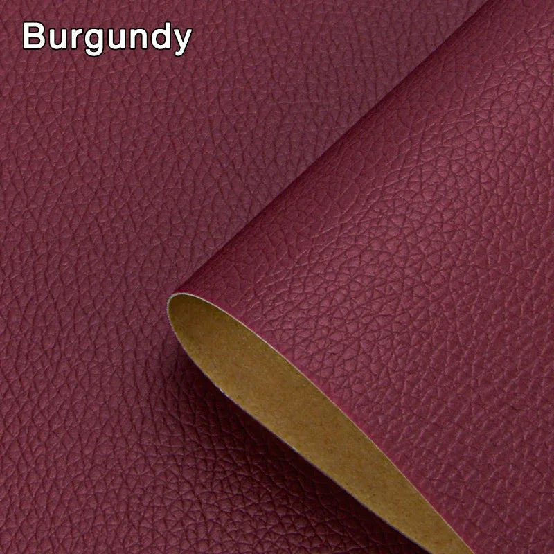 10-300cm Self Adhesive Leather Repair Patch Tape Self-Adhesive House DIY Fix For Sofa Moto Car Seat Bag Home Sheets Patches Peaceful Pleasures Health and Wellness Burgundy 150 x 138cm