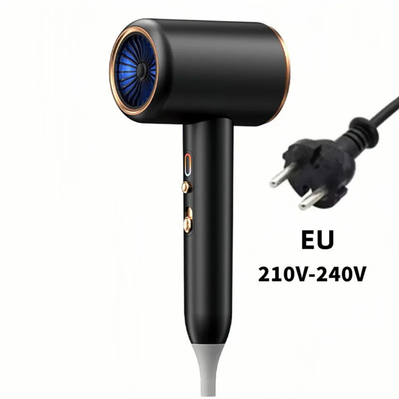 New High-Speed Hair Dryer 2400w High-Power Fast Drying Blue Light Negative Ion Silent Hair Dryer For Home Hair Salon Peaceful Pleasures Health and Wellness