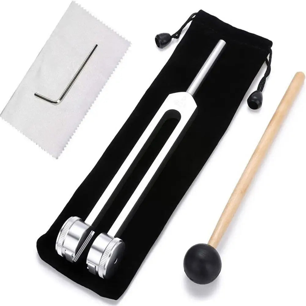 128Hz Tuning Fork for Healing and Nervous System Care Peaceful Pleasures Health and Wellness White