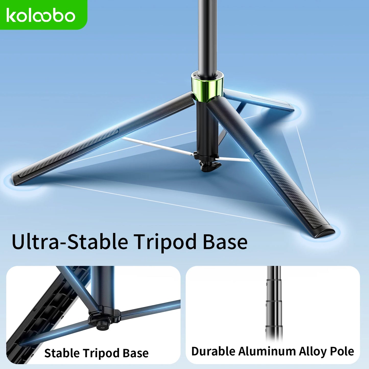 AI Face Tracking Selfie Stick Tripod 74" Bluetooth 360° Peaceful Pleasures Health and Wellness