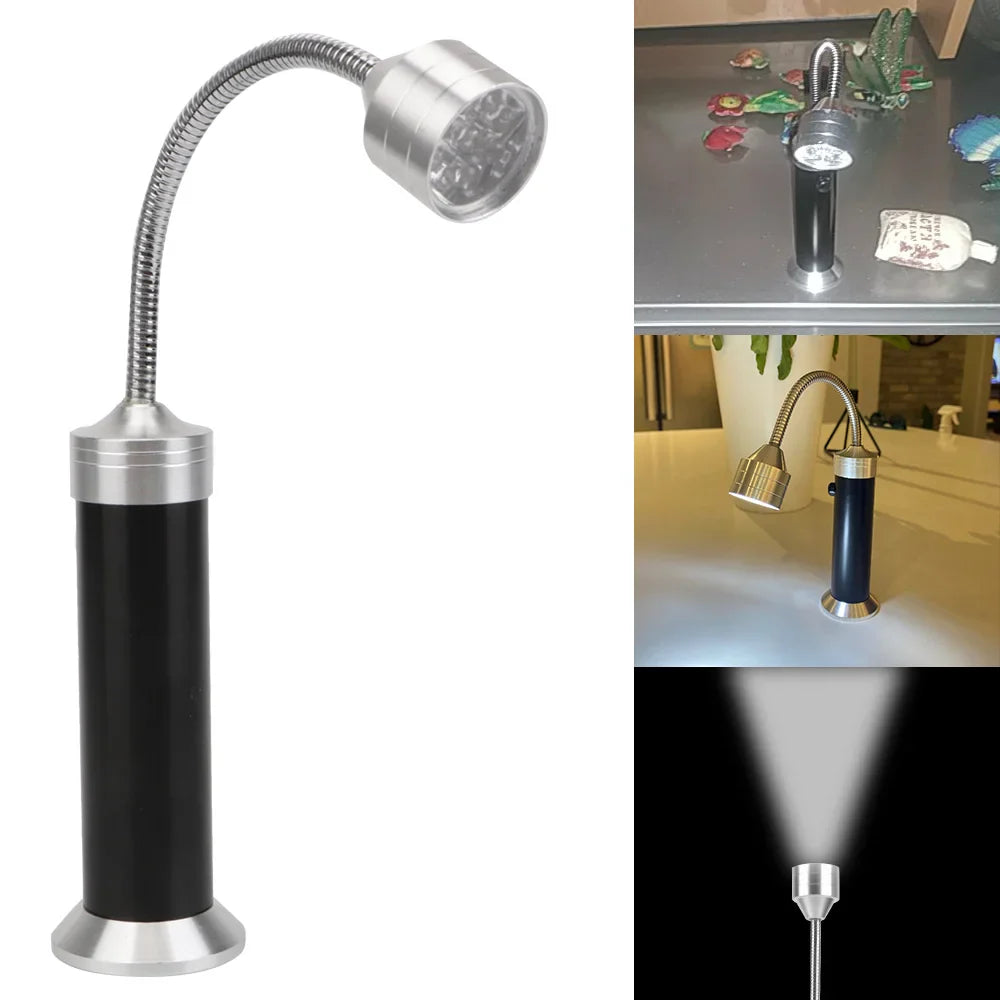 BBQ Grill Light – 9 LED Magnetic Base & 360° Gooseneck