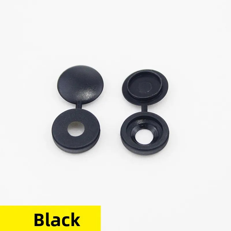 Plastic Screw Cover Caps M4/M3.5 – Cabinet Hole Caps & Hinges Set