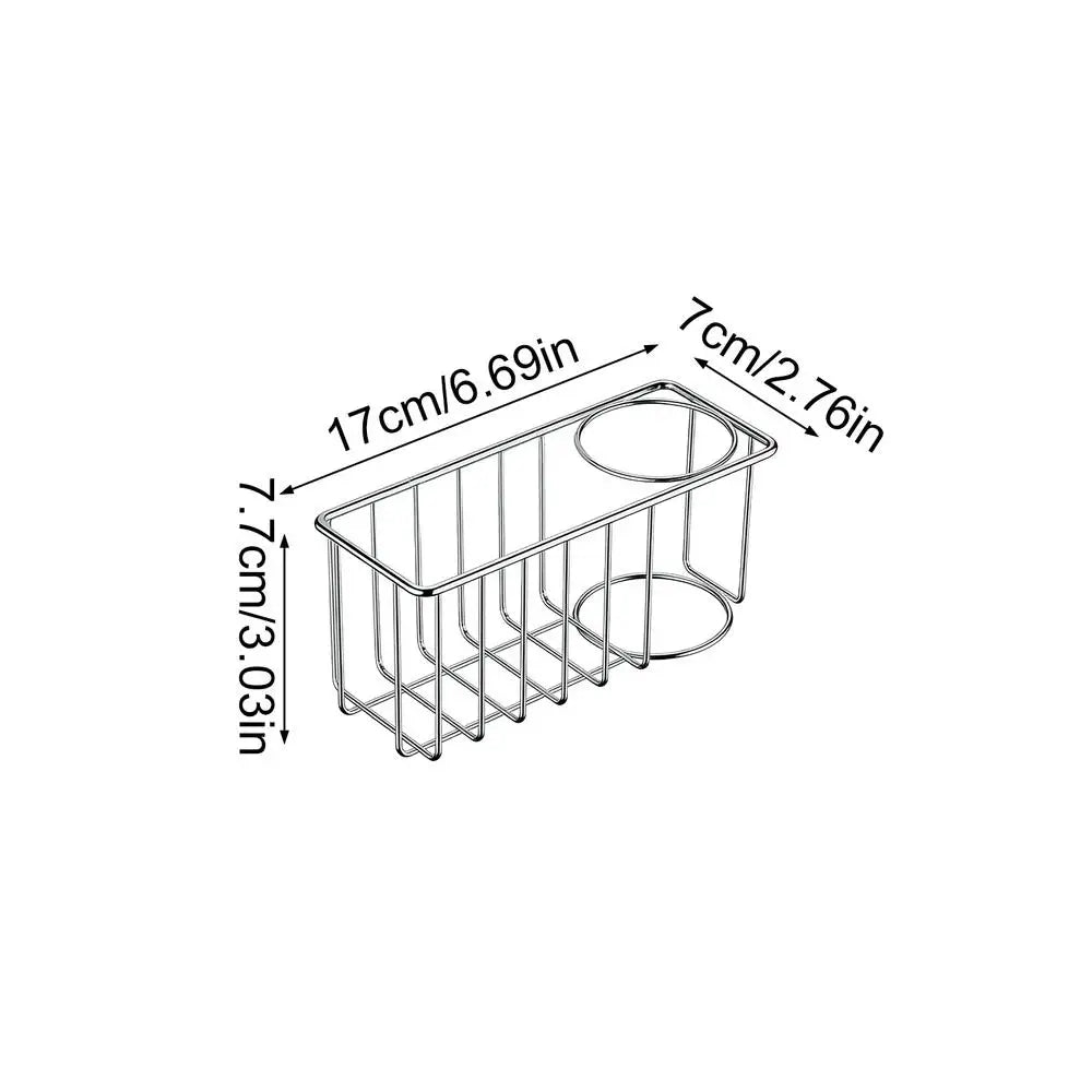 Stainless Steel Sink Sponge Holder & Kitchen Drainer Rack