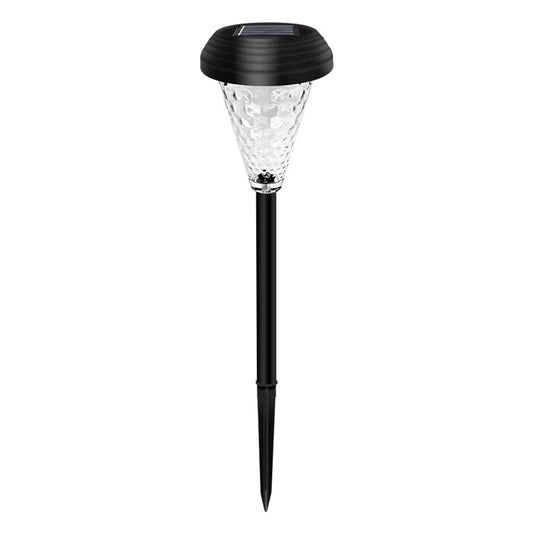 4 Packs Outdoor Lawn Lamp Solar Powered Pathway Light Landscape Decorative Garden Lights Waterproof Glass Lampshade Peaceful Pleasures Health and Wellness