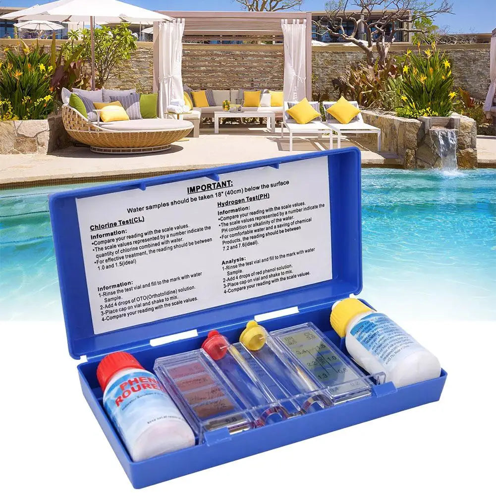 PH Chlorine Water Quality Test Kit for Pools and Spas Peaceful Pleasures Health and Wellness