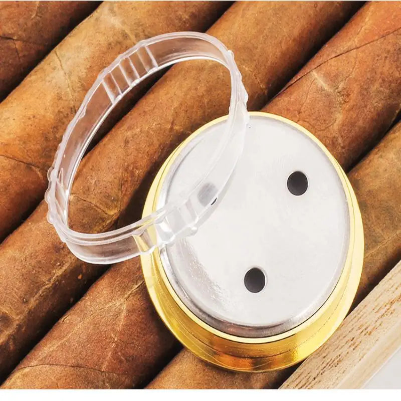 Brass Analog Hygrometer 43mm | Cigar Humidor Humidity Gauge