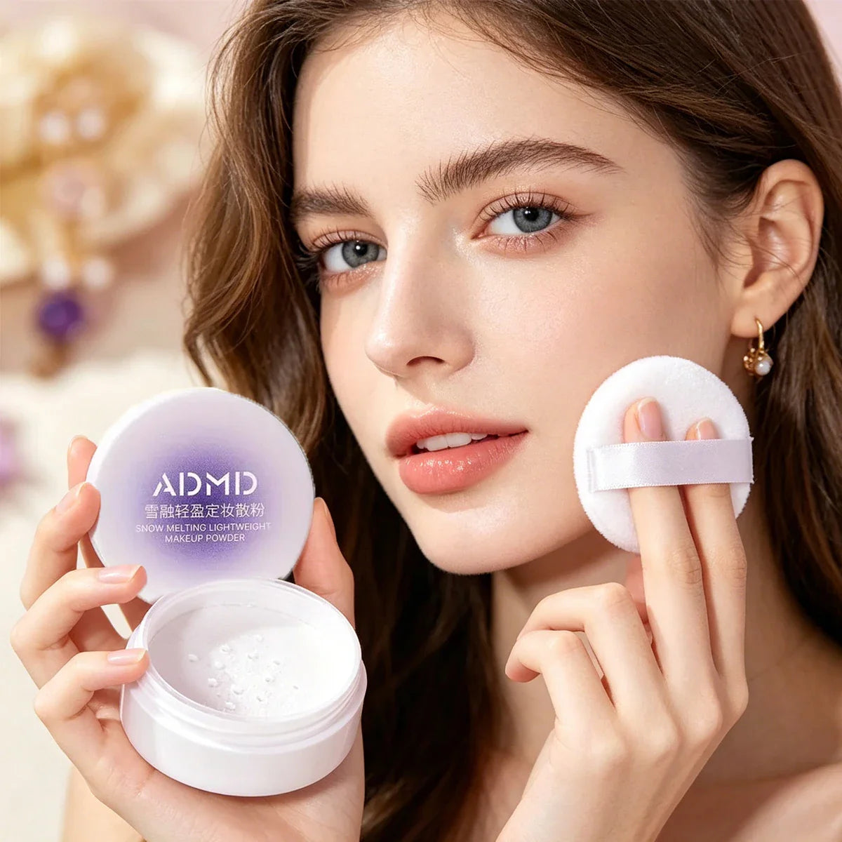 Lightweight Setting Powder – Waterproof, Oil Control & Long-Lasting