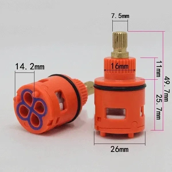 Ceramic Faucet Cartridge Replacement 26–37mm Water Mixer Valve