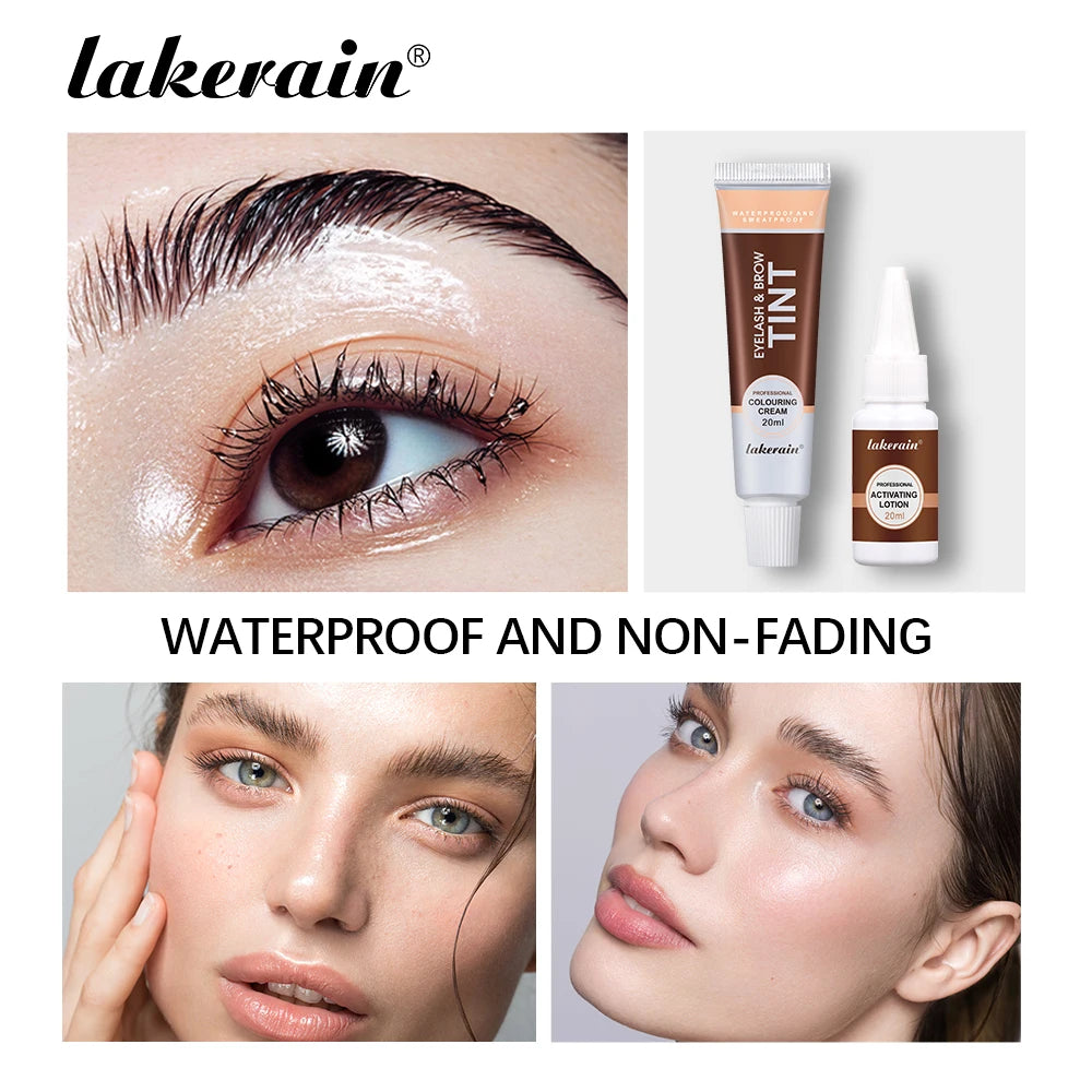 Natural Eyelash Tinting Kit Quick Eyebrow Tinting Eyebrow Enhancer 3 Colors Available Long-lasting, Safe and DIY Eyebrow Tinting Peaceful Pleasures Health and Wellness
