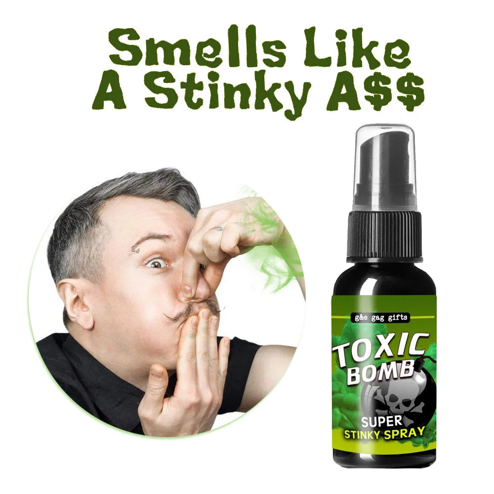 30ml Poop Spray Creative Liquid Fart Gag Prank Joke Spray Funny Toy Non-Toxic Stink Bombs Extra Strong Smelly Stinky Gas Spray Peaceful Pleasures Health and Wellness