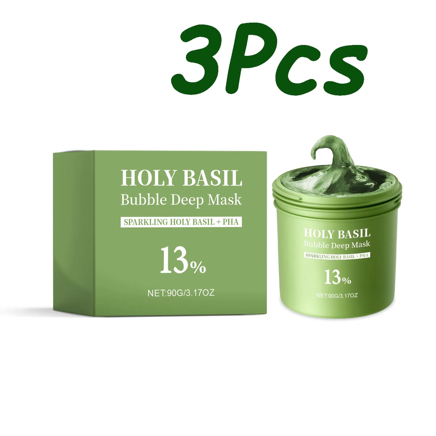 Basil Bubble Mud Mask – Blackhead, Oil Control & Pore Cleanser