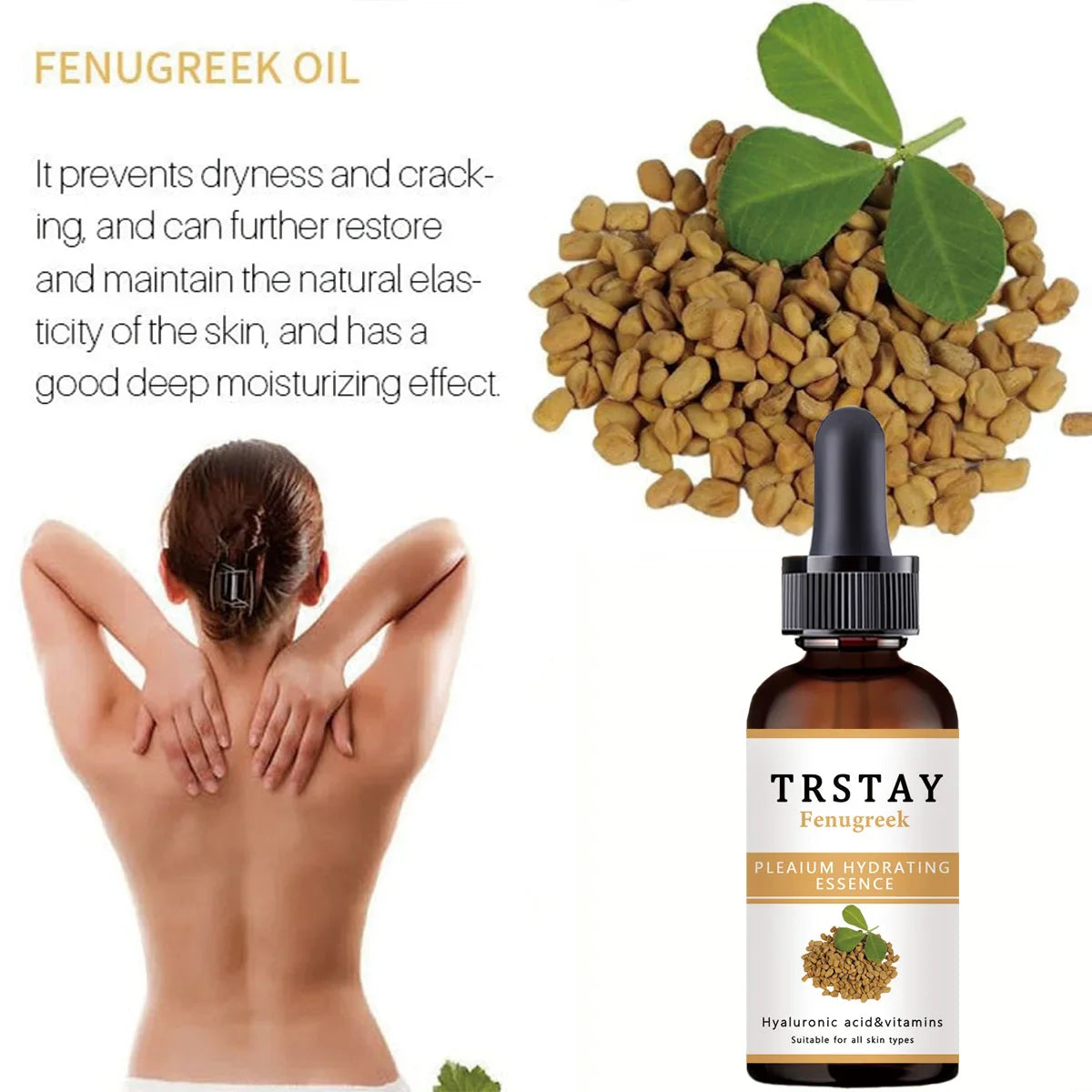 TRSTAY Fenugreek Pure Natural Body Firming Essential Oil
