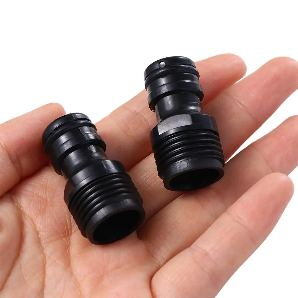 2-Pack Garden Hose Tap Adaptor – 1/2" Nipple Pipe Connector