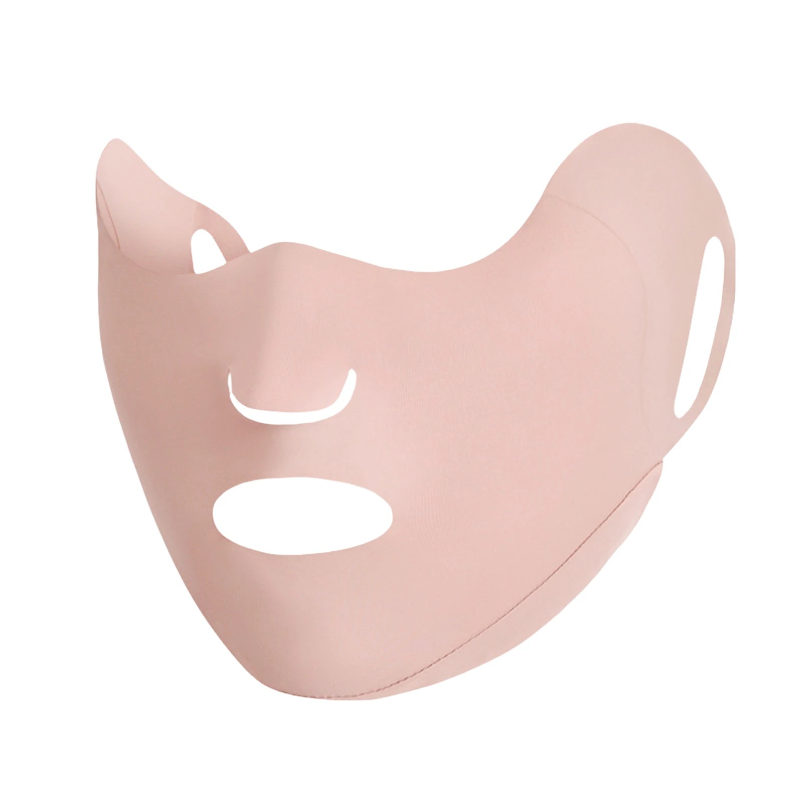 Sun-Protection Mask UPF50+ Breathable Ice Silk Material for Outdoor Sports Peaceful Pleasures Health and Wellness Pink