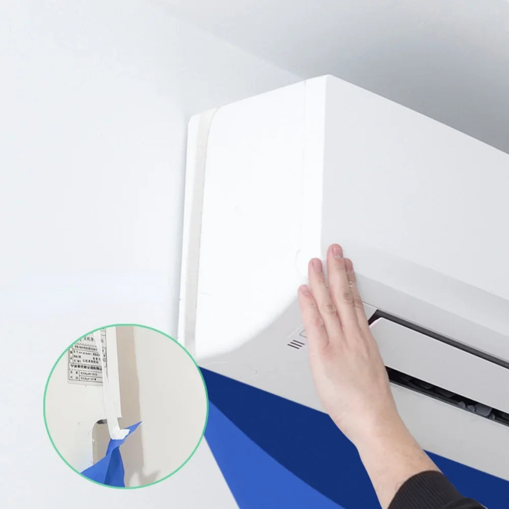 100cm PVC Air Conditioner Cleaning Cover Bag with Drain Pipe