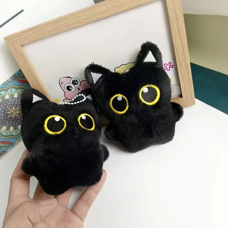 Cute Black Cat Plush Toy | Soft Stuffed Shadow Doll Cushion Stuffed Plush Toy Peaceful Pleasures Health and Wellness