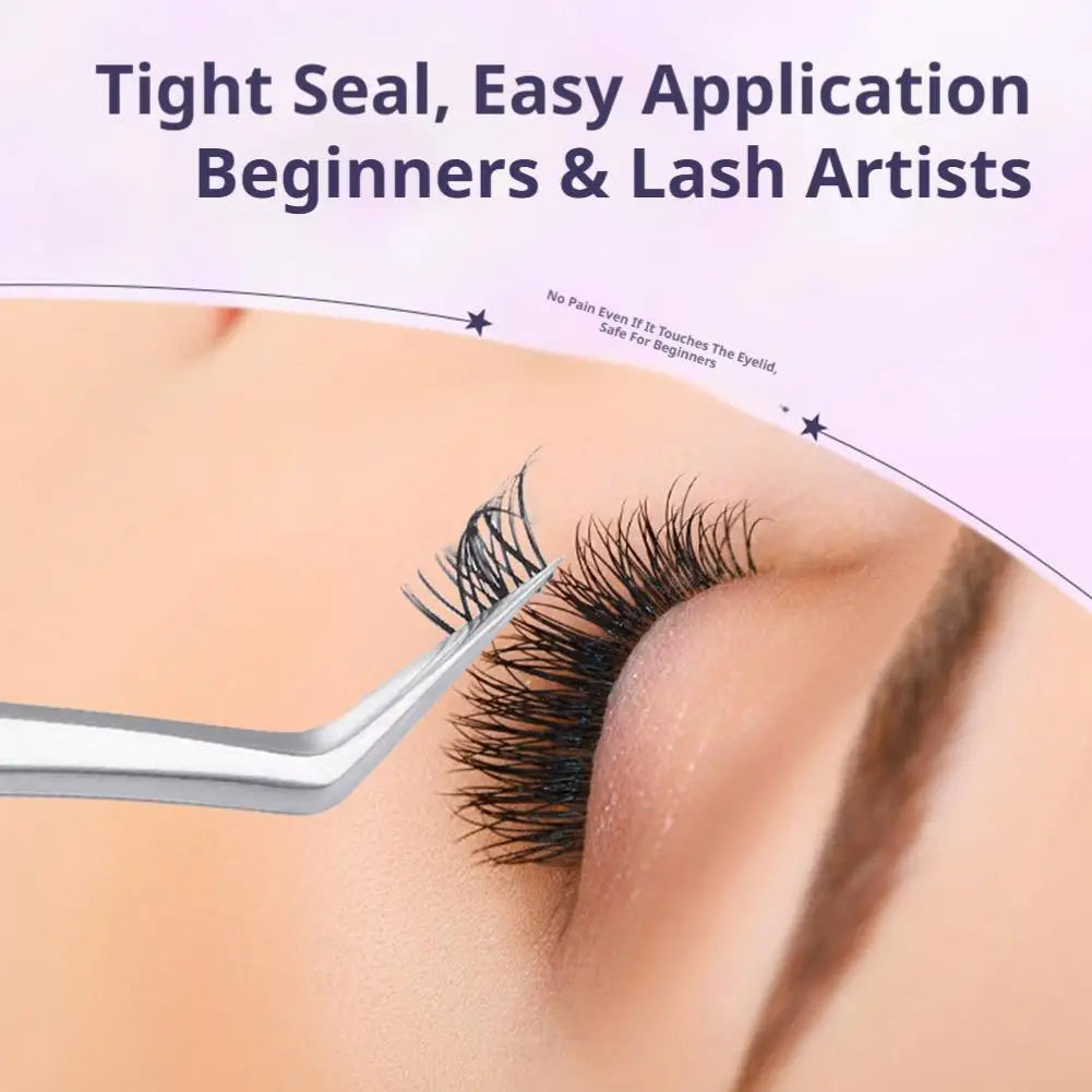 Eyelash Extensions Tweezers Lash Artists High Precision Stainless Steel Superhard Anti-Static Tweezers Makeup Tools Peaceful Pleasures Health and Wellness