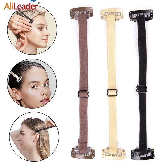 Face Lifting Bands With Clips Adjustable Elastic Tape Instant Face Lift Belt With Hair Clip For Face Eye Eyebrow Wrinkles Remove Peaceful Pleasures Health and Wellness