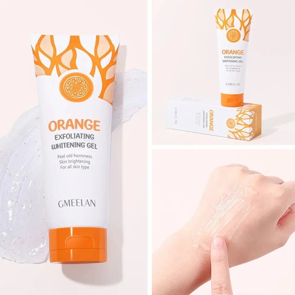 Exfoliating Orange Gel Dead Spot Remover Brighten Peeling 50g Gentle Repair Scrub Whiten Moisturizer Gentle Korean Skin Care Peaceful Pleasures Health and Wellness