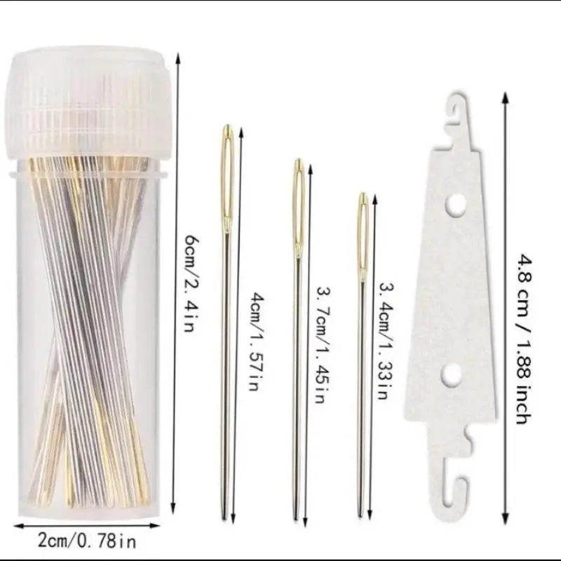 Mini Magnetic Sewing Kit – 40-Piece Needle & Thread Set Magnetic Sewing Kit Peaceful Pleasures Health and Wellness 30pcs