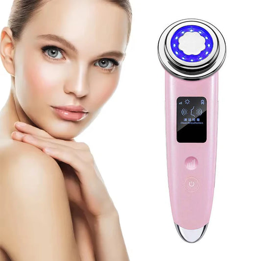 High Frequency Microcurrent Facial Machine for Skin Tightening & Rejuvenation ABS Beauty Device for Face & Neck with Peaceful Pleasures Health and Wellness