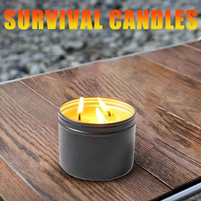 Emergency Candles for Household Disaster emergency lighting long burning survival candle Waterproof Windproof Candle for camping Peaceful Pleasures Health and Wellness