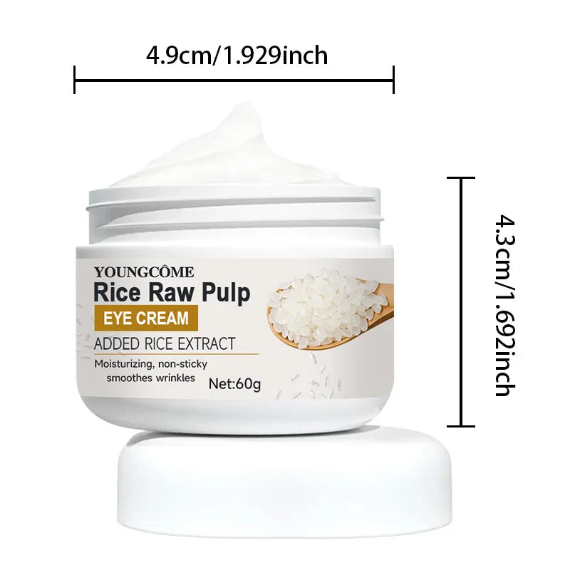 YOUNGCOME Rice Anti-Wrinkle Eye Cream | Brightening Moisturizer