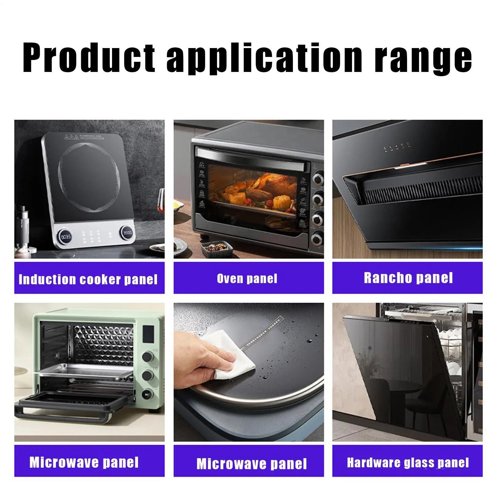 Oven Door Adhesive 100ml High Temperature Resistant Epoxy for Ceramics & Metal, Fixes Cracks on Induction Cooker Grill Microwave Peaceful Pleasures Health and Wellness
