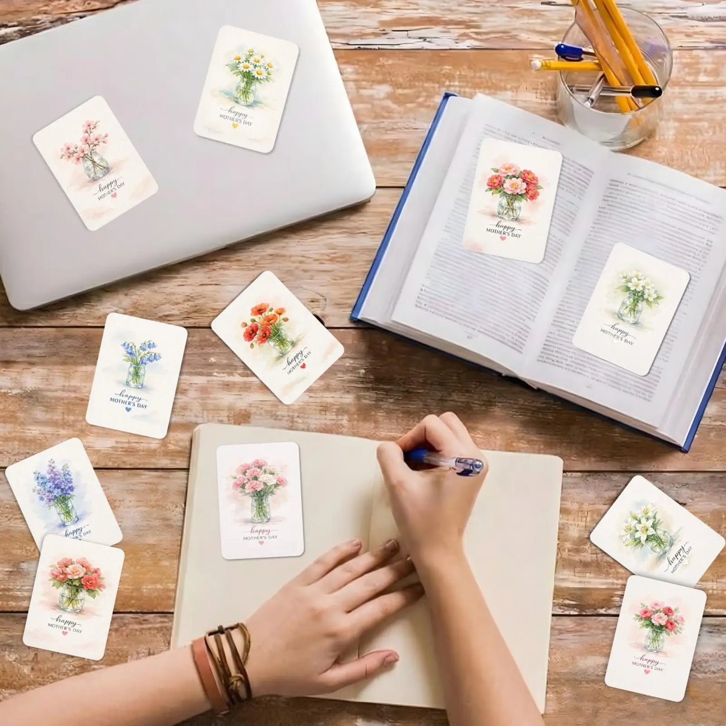 36-Pack Floral Greeting Cards – Birthday, Thank You & Festivals