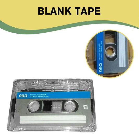 Blank Cassette Tape – 60-Minute Standard Magnetic Recording Tape Peaceful Pleasures Health and Wellness