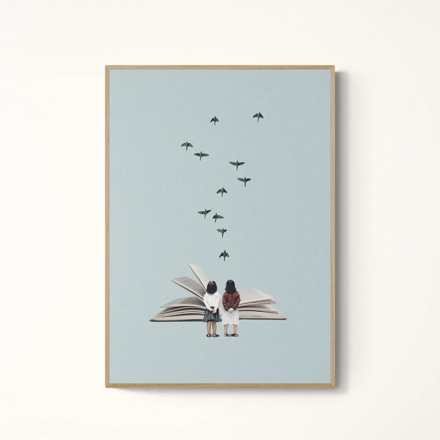 Abstract Modern People Philosophy Canvas Wall Art Print | Decor