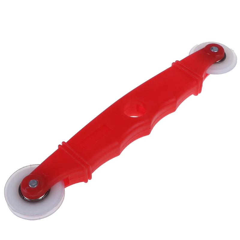 Red Nylon Handle Window Mesh Roller Window Install Tool DIY Screen Door Installation Hand Spline Roller Rolling Tool Peaceful Pleasures Health and Wellness